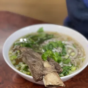 Pho beef with rib