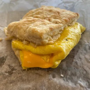 Biscuit of the day ~ Gouda with egg and cheese