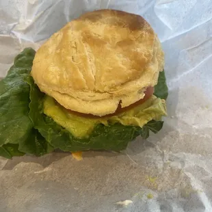 The Boone on a buttermilk biscuit