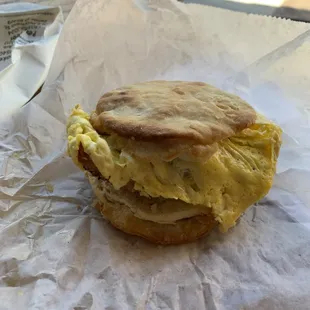 Chapel Hill + egg and cheese