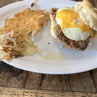 Tenderloin Egg and Cheese Biscuit!