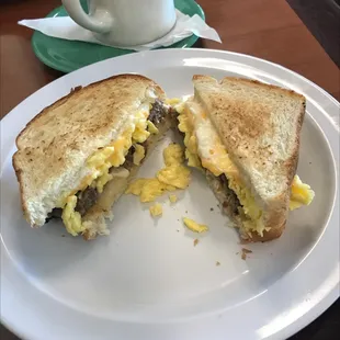 Sausage Egg and Cheese Sandwich!