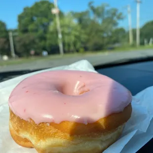 Strawberry donut