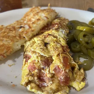 Mexican breakfast extra jalapeños
