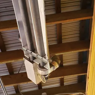 Outdoor heater felt good!