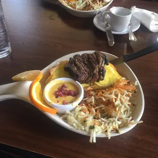 Fancy Steakhouse Omelette