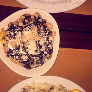 New York Steak Spinach & Benedict-Bagel