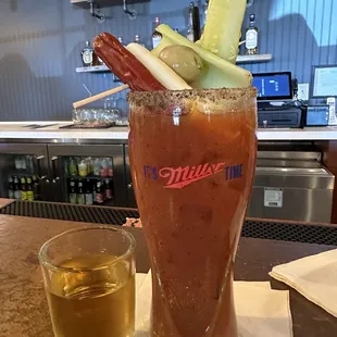A spicy bloody! Yummy!