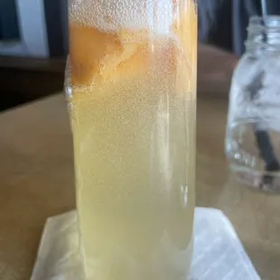 Orange sherbet mimosa