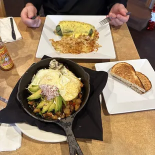 Veggies 4 Days Skillet and Southwest Burrito