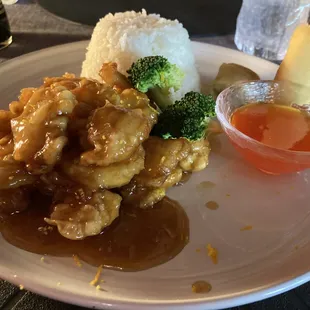 Orange Chicken Lunch Special