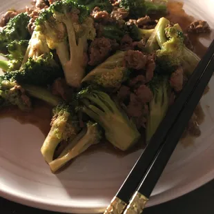 Beef and broccoli
