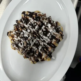 Chocolate croissant waffle!