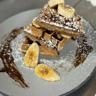 Epic Nutella Banana waffle