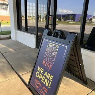 Rise Cafe open Monday-Friday 7am to 2pm