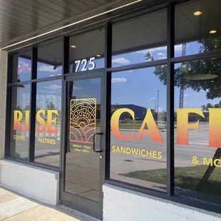 the outside of the building