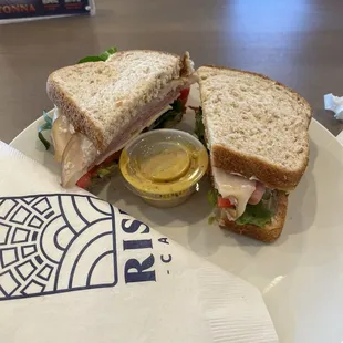 Turkey and Ham Slam sandwich