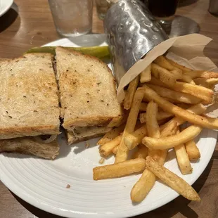 Patty Melt and fries
