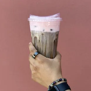 Coffee Pictured: Cold Brew with Strawberry Cold Foam
