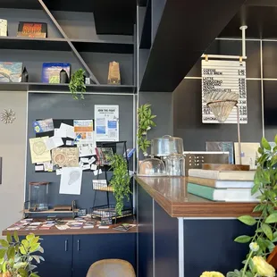 Interior of the shop