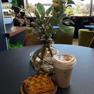 tiramisu latte and feta and spinach danish!