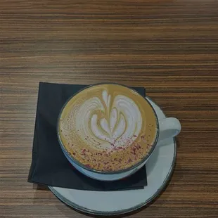 honey rose latte