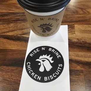 a cup of coffee