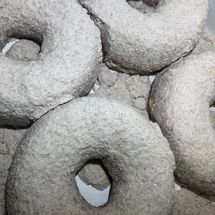 food, donuts, dough desserts