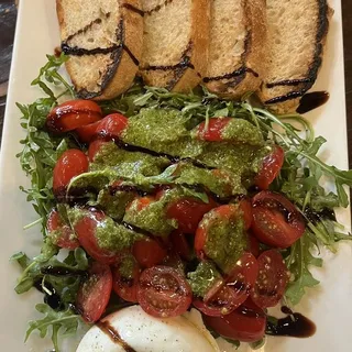 Burrata Tomatoes with Pesto