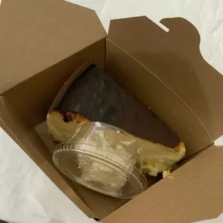 Basque-Style Cheesecake (Slice)