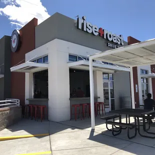 Outside seating