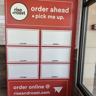 Pick up your order