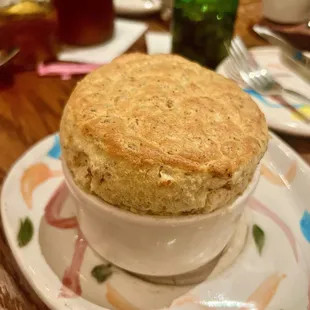 Herb and Spicy Sausage Souffle