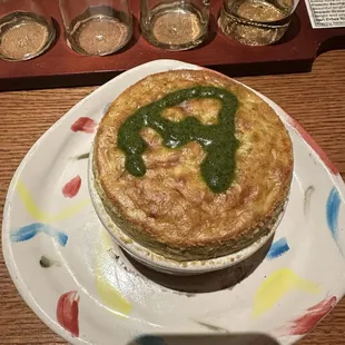 Sundried Tomato and Pesto Souffle