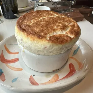 Ham and Gruyere Souffle