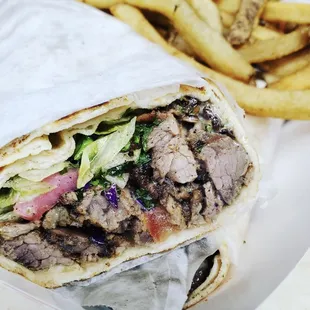 Steak shawarma