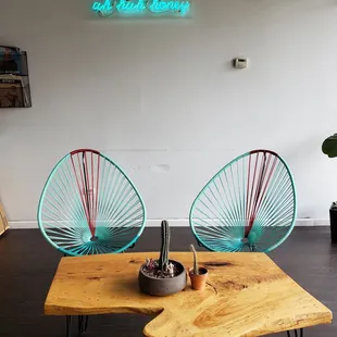 Cute seating area for 2.
