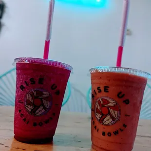 Cali and the Strawberry Banana    smoothies