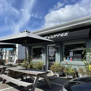 Outside tables available