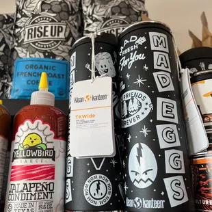 Merchandise and coffee