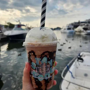 Frozen hot chocolate