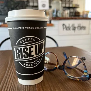 Sugar-free hazelnut oat milk latte