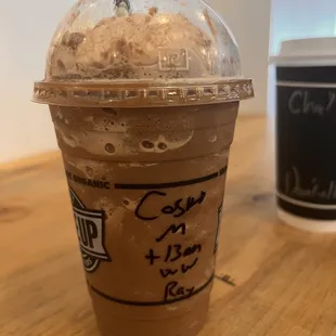 Strawberry Banana Chocolate Coffee Smoothie