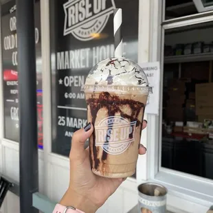 Mocha frozen coffee