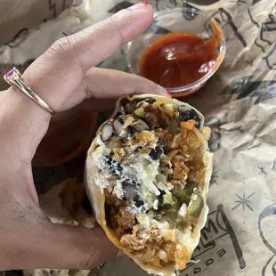 Sunrise burrito