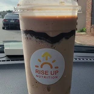 Nutty chocolate banana