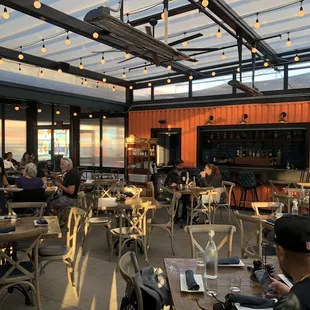 Dog friendly outdoor patio