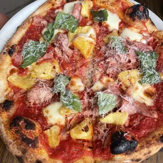 Ham, Roasted Pineapple Jalapeo Pizza