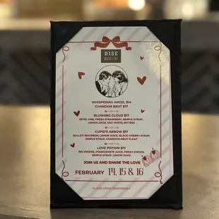 Valentines Themed Drinks