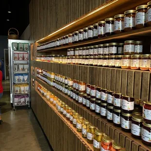Jams, jelly and honey. Cool stuff